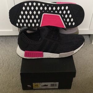 Pink and black Dead stock Adidas NMD